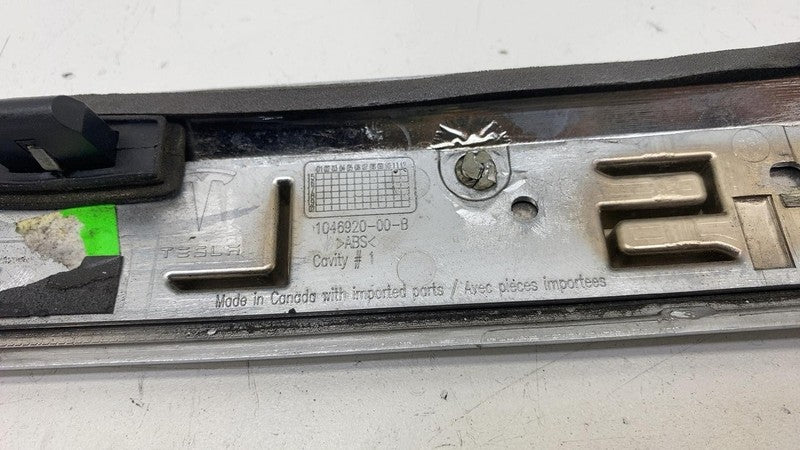1046920-00-B ⭕ 2016-2020 Tesla Model X MX Rear Trunk Lid Mold Chrome Molding OEM 1046920-00-B