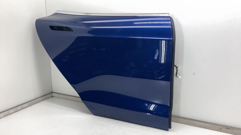 2012-2015 Tesla Model S Rear Passenger Side Door Shell Panel Right RH Blue PPSB