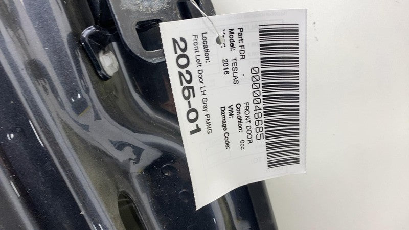 2016-2020 Tesla Model S Front Driver Side Door Shell Panel Left LH Gra