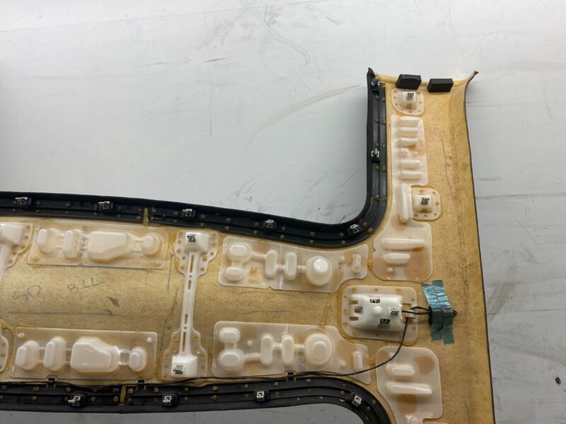 105392106J 2016-2020 Tesla Model X Overhead Roof Headliner Ceiling Cover Ultrasuede Black