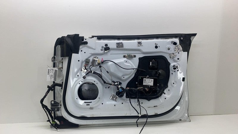 ⭕ 12-15 Tesla Model S Front Passenger Side Door Shell Panel Right Whit