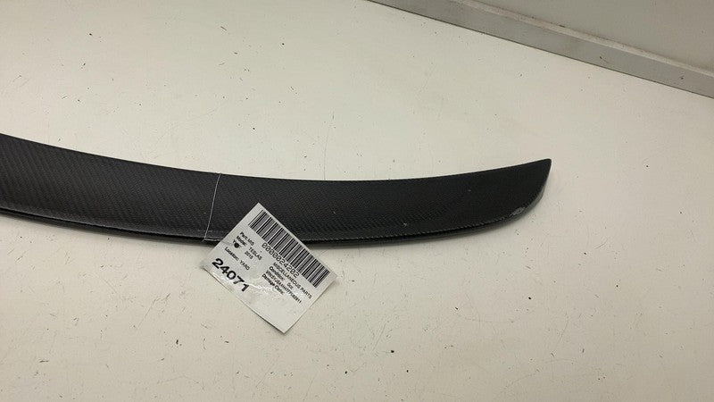 102317900C 2012-2020 Tesla Model S MS Rear Trunk Liftgate Lid Spoiler Wing Carbon Fiber OEM
