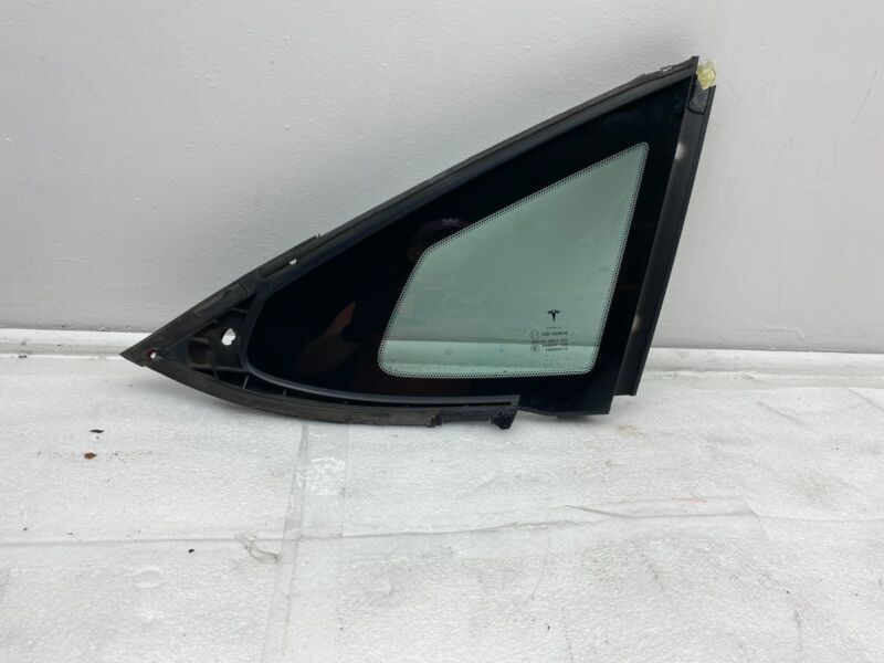 2012-2020 Tesla Model S Rear Passenger Side Quarter Fixed Glass Right Assembly