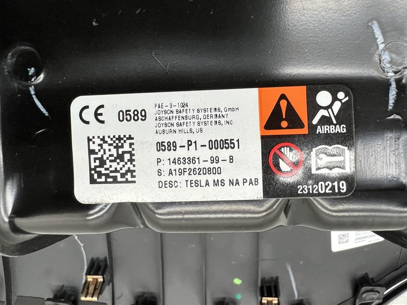 ⭕ 12-16 Model S MS Dashboard Instrument Panel Dash Trim Cover Black 10