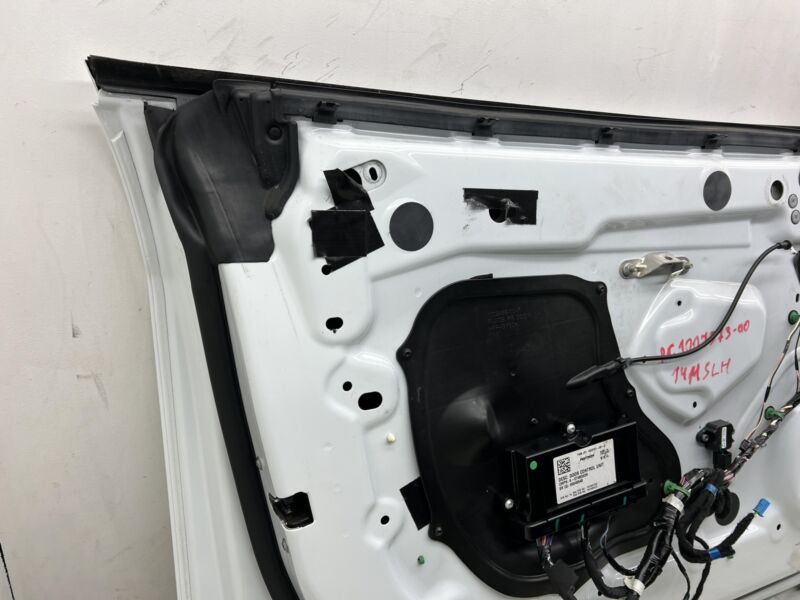 2012-2015 Tesla Model S Front Driver Side Door Shell Panel Left Used White PBCW