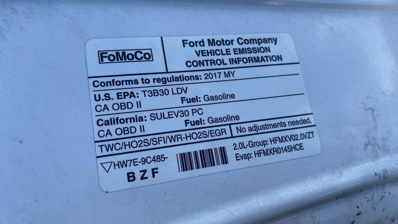 HW7E 9C485 BZF 2013 2014 2015 2016 2017 2018 Ford C-Max Front Hood Panel Cover White Assembly