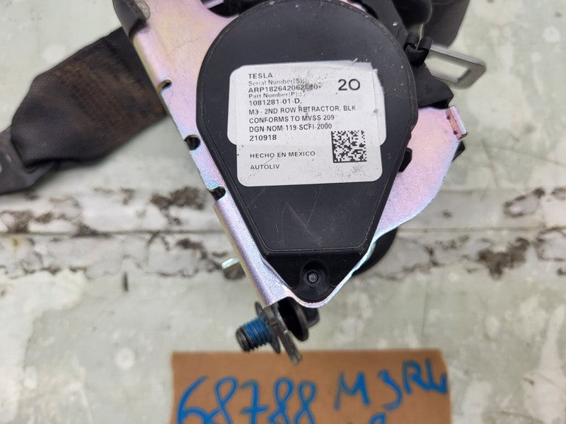 108128101D ⭕17-23 Tesla Model 3 Rear Left or Right 2nd Row Seat Belt Retractor 1081281-01-D