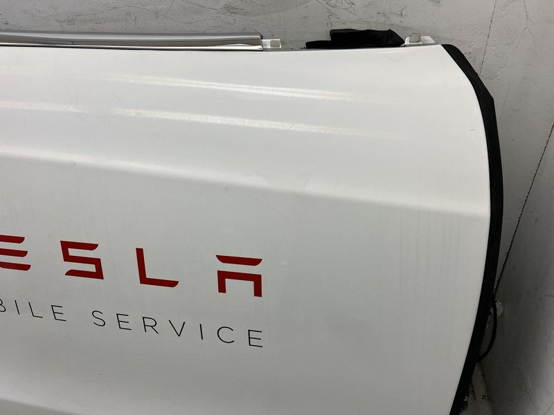 ⭕ 12-15 Tesla Model S Front Passenger Door Panel Right Silver - PMSS (Wrapped)