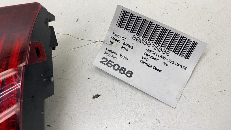 ⭕ 14-21 BMW i3 I01 Rear Passenger Taillight Tail Light Lamp Right 6321