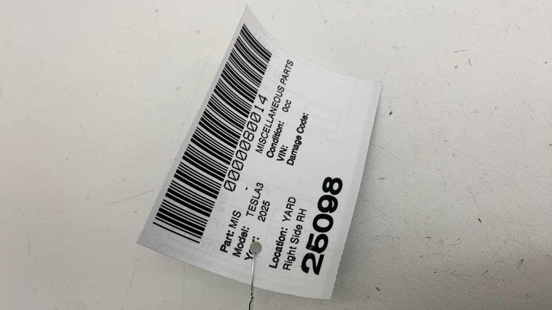171572320D ⭕24-25 Tesla Model 3 Passenger Side Lower Dash Footwell Cover Right 1715723-20-D