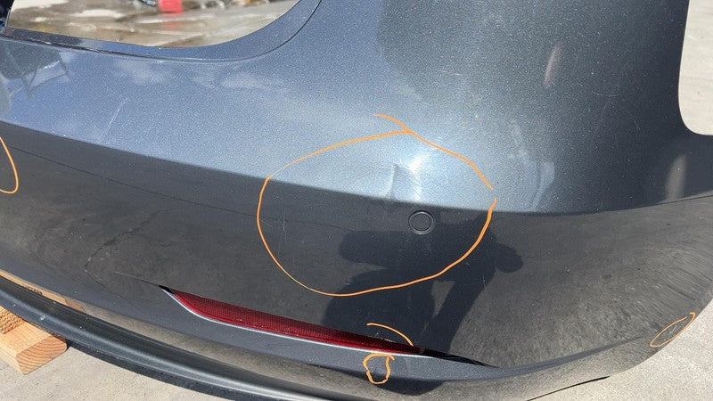 ⭕ 2017-2022 Tesla Model 3 Rear Bumper Cover w/ Park Sensor & Harness G