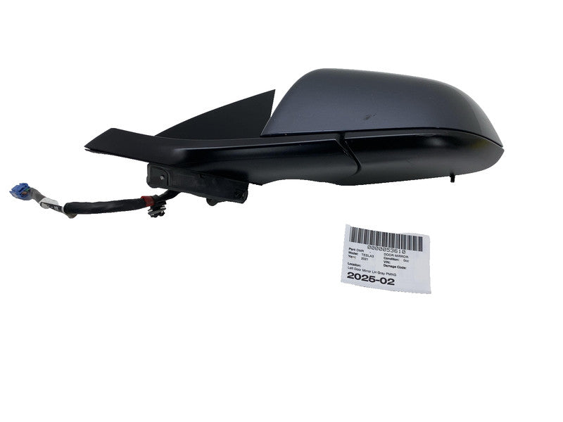 2021-2023 Tesla Model 3 Left Exterior Rear View Door Mirror (No Glass)