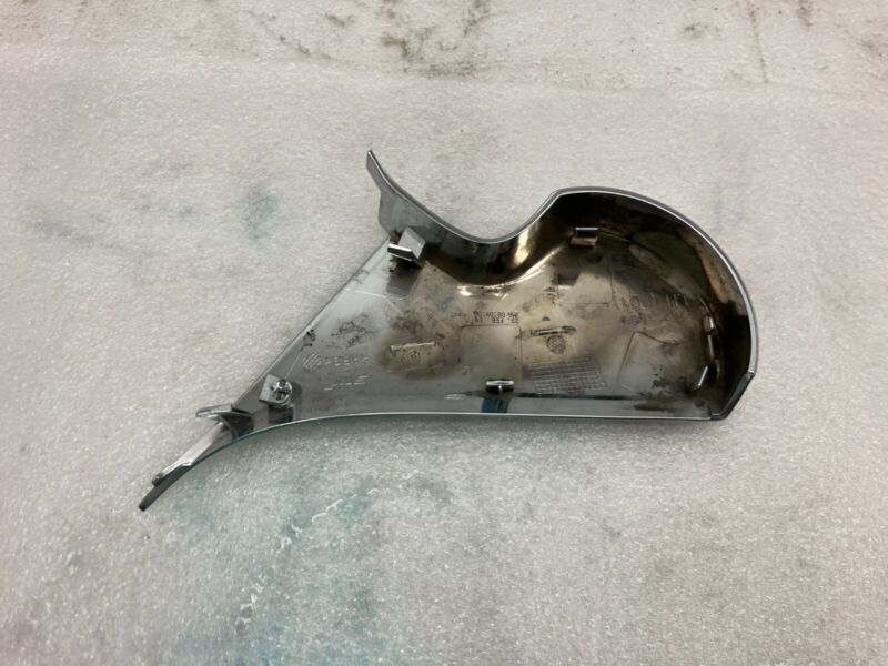 2017-2020 Tesla Model 3 Front Left Exterior Mirror Lower Mounting Cover Chrome
