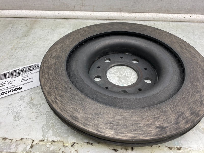 ⭕ 2020-2024 Tesla Model Y Rear Passenger Side Brake Disc Rotor Base As