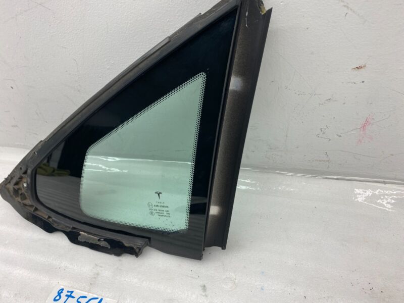 2012-2020 Tesla Model S Rear Passenger Side Quarter Fixed Glass Right Assembly