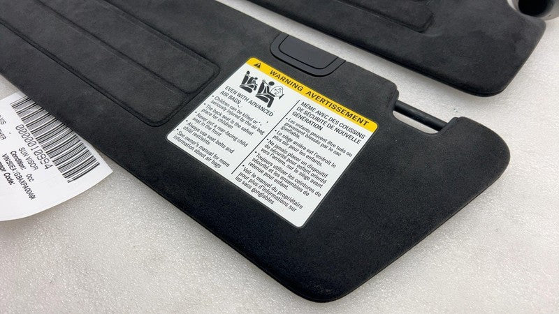 ⭕ 22-24 Lucid Air Grand Touring PAIR Left & Right Sunvisor Alcantara Sun Visor