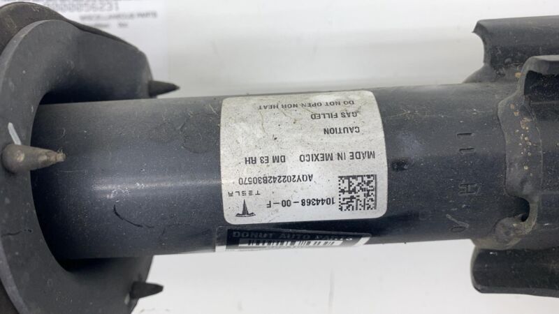 104436800F 17-23 Tesla Model 3 Front Passenger Shock Strut Absorber Right AWD 1044368-00-F