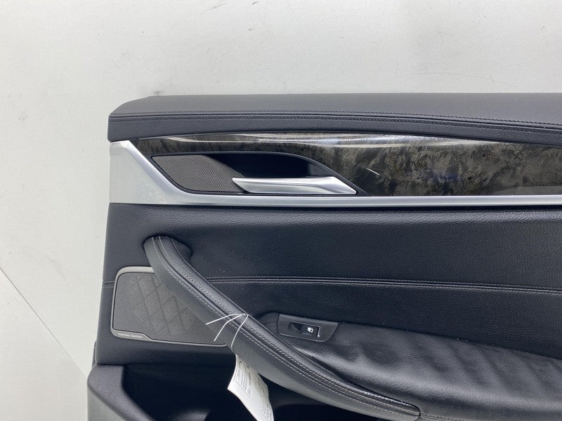 ⭕ 2017-2023 BMW 540i Rear Right Side Interior Door Panel Trim Card Bla