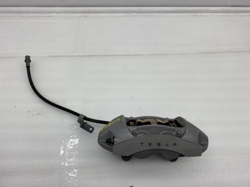 2017-2023 Tesla Model 3 M3 Front Driver Side Caliper w/ Brake Hose Line Left OEM