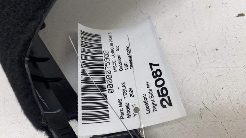 ⭕ 2024 2025 Tesla Model 3 Passenger Side A-Pillar Lower Trim Right 173