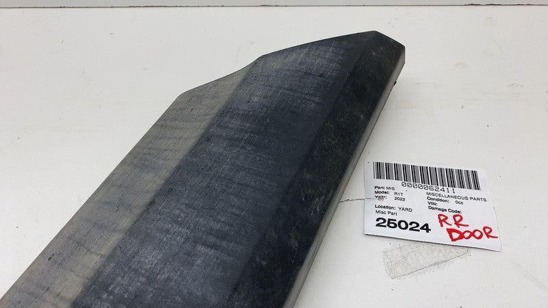 ⭕ 2022-2024 Rivian R1T R1S Rear Passenger Side Door Mold Trim Cladding Right RH
