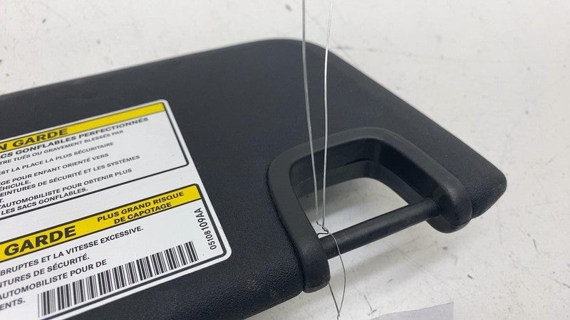 ⭕ 2011-2017 Jeep Wrangler Front Left & Right Windshield Sunvisor Black Sun Visor