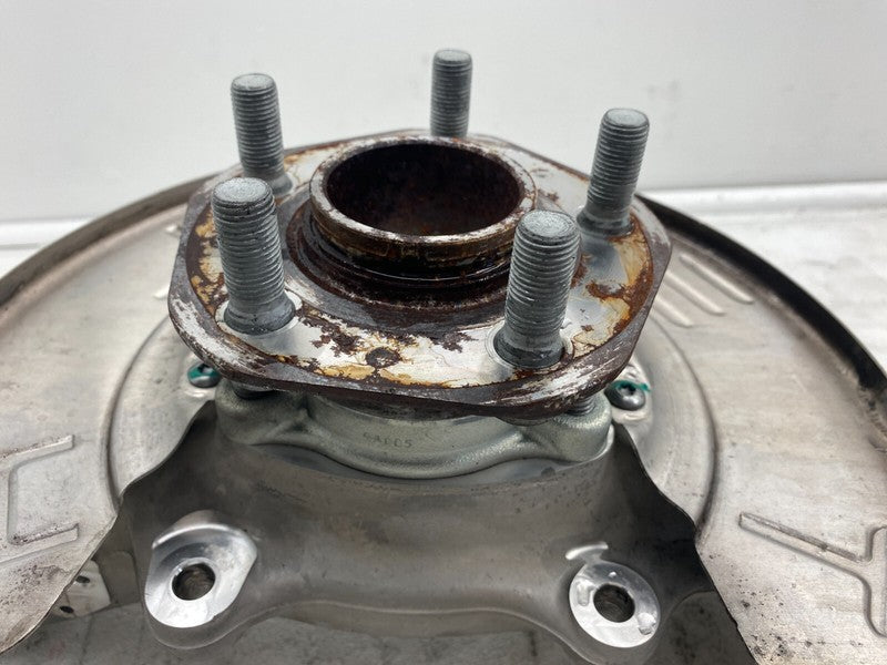 104431600E ⭕ 17-23 Model 3 Front Right Spindle Knuckle Hub & Dust Shield RWD 1044316-00-E