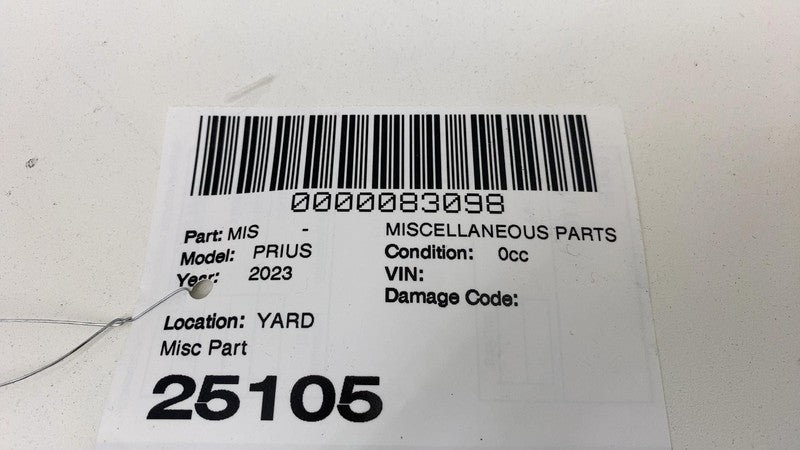 7586047040 ⭕23-24 Toyota Prius Left Skirt Rocker Molding Panel Cover Silver 1L0 75860-47040