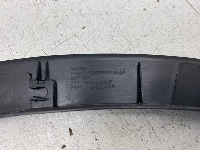 1494186 00 B ⭕ 20-24 Tesla Model Y Front Right Fender Garnish Wheel Arch Molding 1494186-00-B