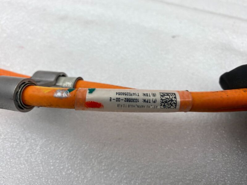 103058200E 2012-2015 Tesla Model S MS High Voltage Junction Box to FJB Wiring Harness Cable