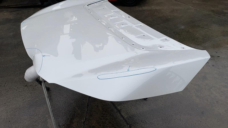 2023 2024 2025 Toyota bZ4X Hood Panel Bonnet Shell Assembly OEM White Aluminum