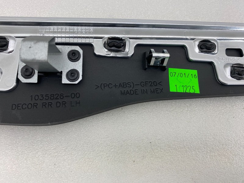 103582607A ⭕16-20 Model X Rear Left/Right Door Decor Trim Molding 1035826-07-A/1036081-07-A