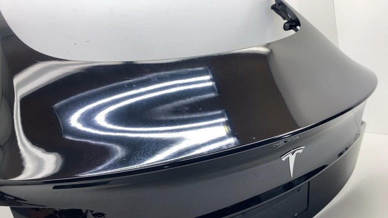 1118167-00-C ⭕ 2017-2020 Tesla Model 3 Rear Trunk Decklid Shell Panel Black PBSB 1118167-00-C