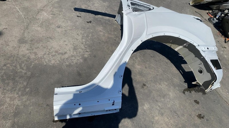 ⭕ 2020-2023 Tesla Model Y Rear Left Quarter Panel Structural Cutout White PPSW