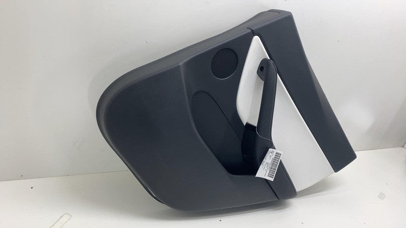 ⭕ 20-24 Tesla Model Y Rear Door Panel Trim Card Black Right -White 149