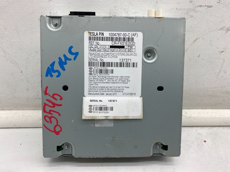 100478700C ⭕12-20 Tesla Model S X Satellite Radio Infotainment Receiver Module 1004787-00-C
