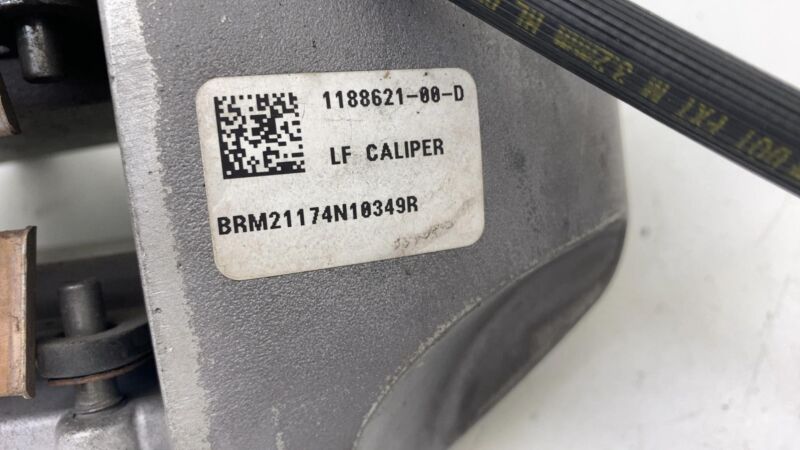 2020-2023 Tesla Model Y MY Front Driver Side Caliper w/ Brake Hose Line Left OEM