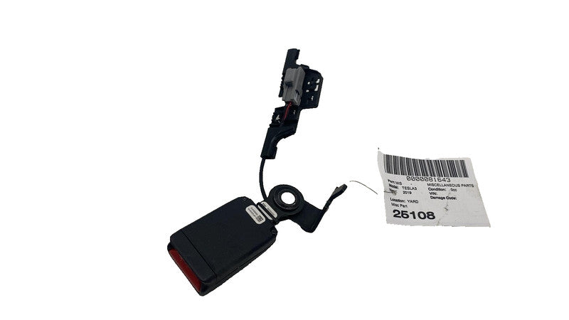 ⭕ 17-23 Model 3 Rear Driver Side 2nd Row Seatbelt Buckle Black Left 10