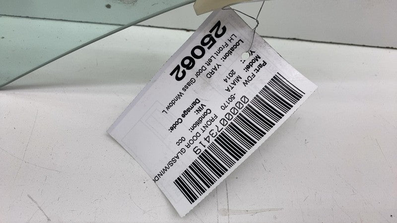 ⭕ 2006-2015 Mazda MX-5 Miata Front Driver Side Door Window Glass Left Assembly