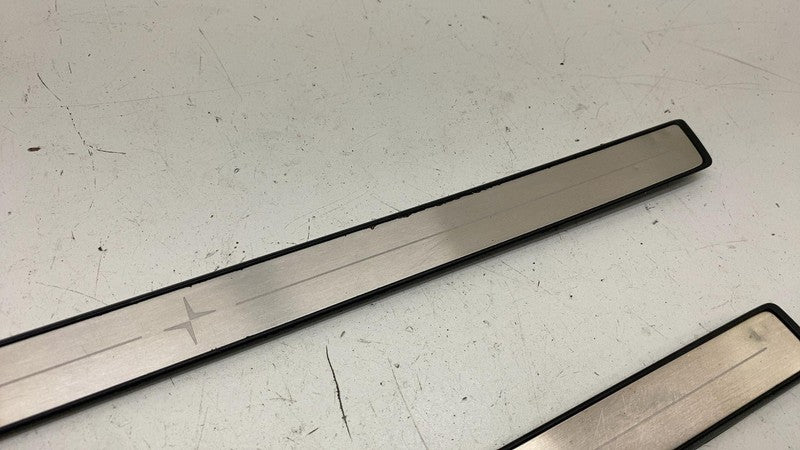⭕ 2021-2023 Polestar 2 Front Left & Right Door Sill Scuff Plate Trim 3