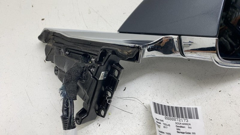 ⭕12-20 Model S Front Right Exterior Side View Door Mirror Gray PMNG 10