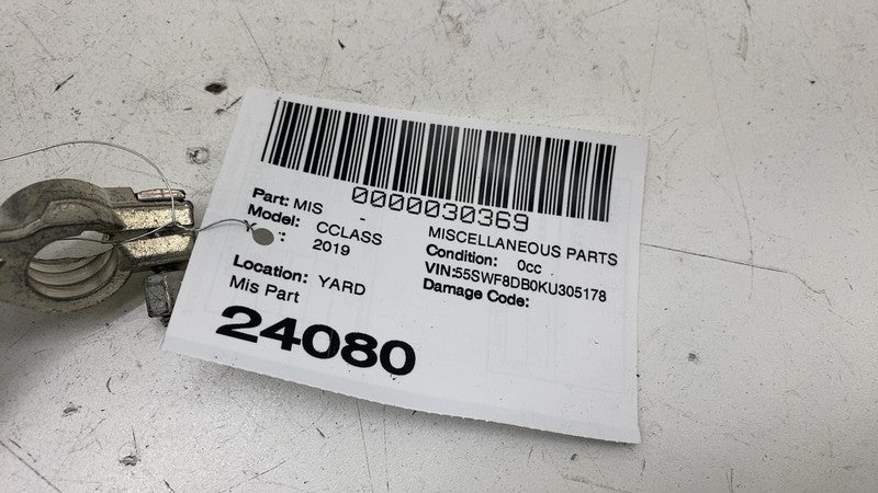 A0009056407 ⭕ 15-22 Mercedes-Benz C300 W205 Battery Ground Cable Wire w/ Sensor A0009056407