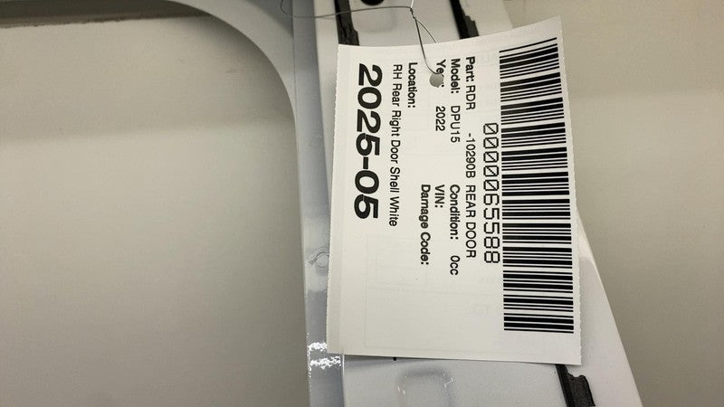 ⭕ 19-23 Ram 1500 Crew Cab Rear Passenger Side Door Shell Panel Right W