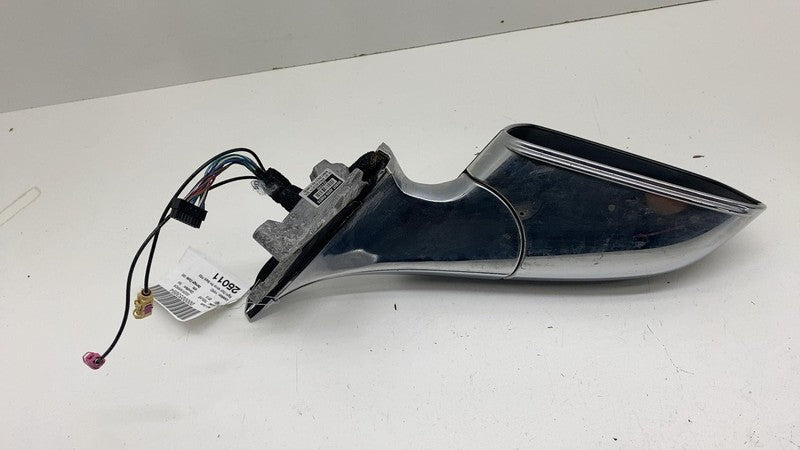 ⭕ 12-15 Model S Passenger Side Exterior Rear View Door Mirror Right Black - PBSB