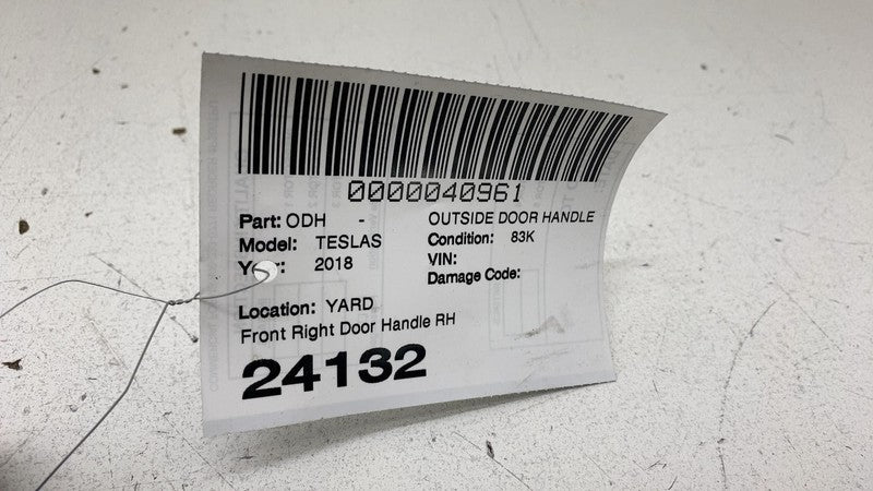 2016-2020 Tesla Model S Front Side Exterior Door Handle Outer Right 11
