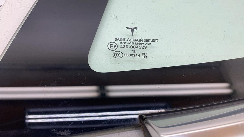 108070300G ⭕ 2017-2020 Tesla Model 3 Rear Left Quarter Fixed Window Glass LH 1080703-00-G