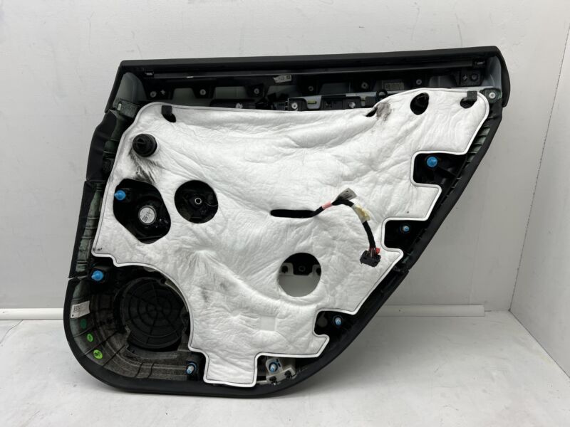 2021-2023 Tesla Model S Plaid Rear Driver Side Panel Door Trim Card Left LH Assy