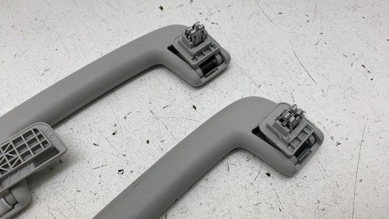 ⭕ 2019-2023 Audi e-Tron SET of Interior Roof Headliner Grab Handle Bar Gray OEM