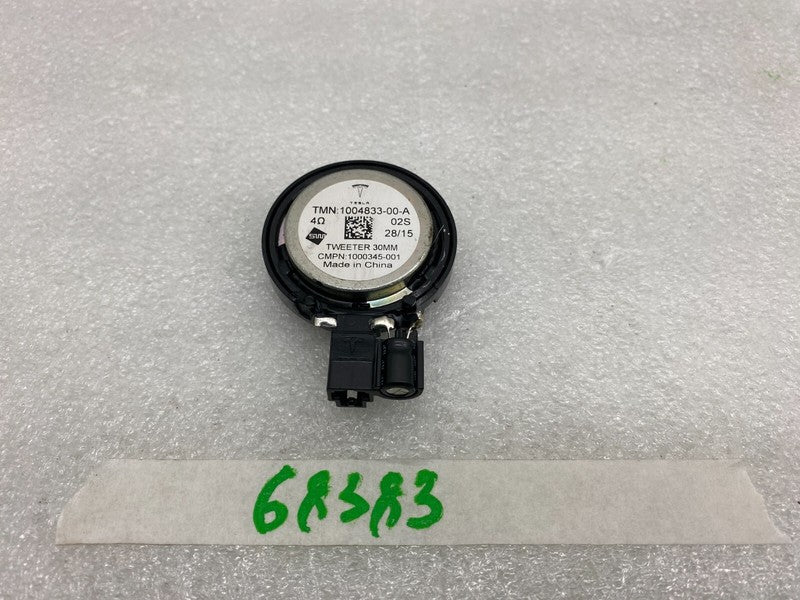 100483300A ⭕ 2012-2020 Tesla Model S X Audio System Speaker Tweeter 30MM Assy 1004833-00-A