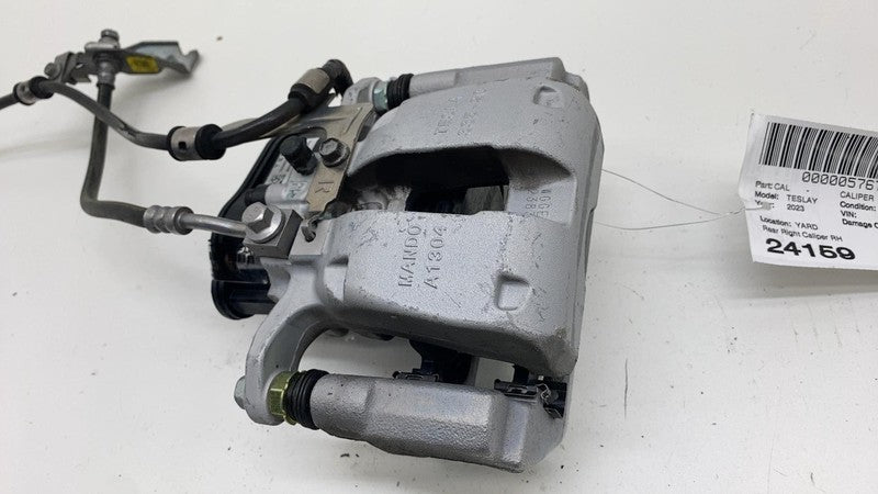 104462400J ⭕ 2017-2023 Tesla Model 3 Y Rear Caliper w/ Brake Line Hose Right 1044624-00-J